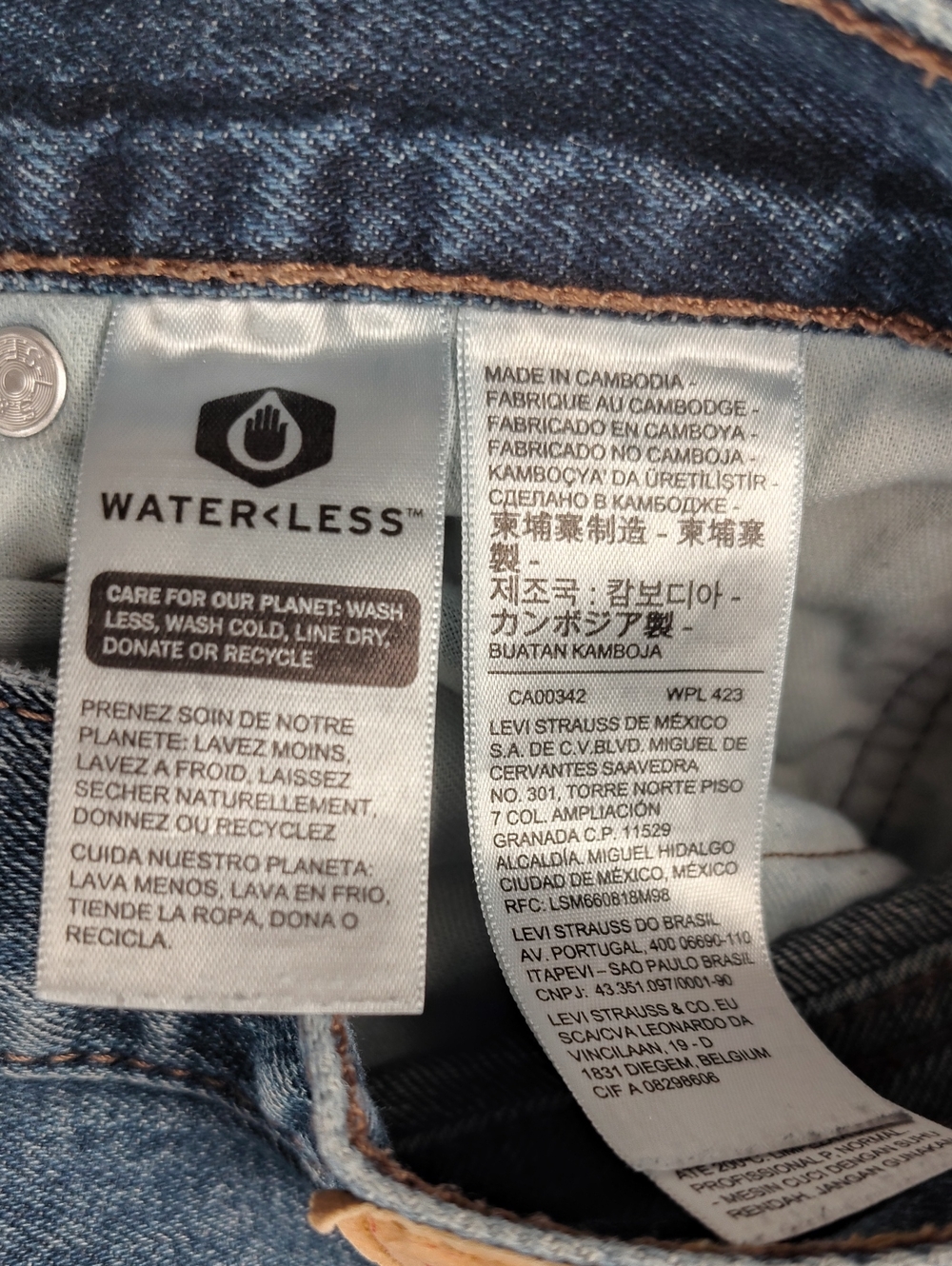 Levi's Mens Medium Wash Denim 527 Slim Fit Boot Cut Jeans Size 32 x 34 - Picture 6 of 12